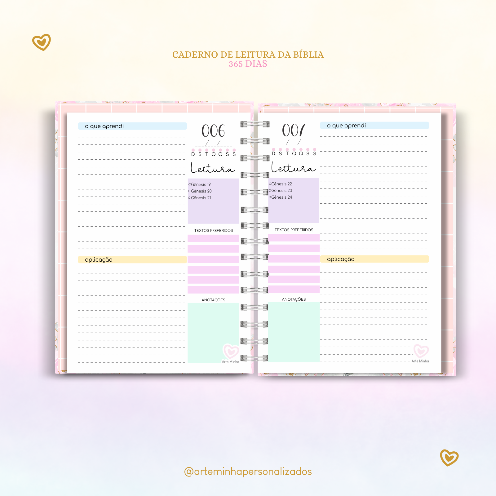 Caderno de Leitura da Bíblia - Imagem 2