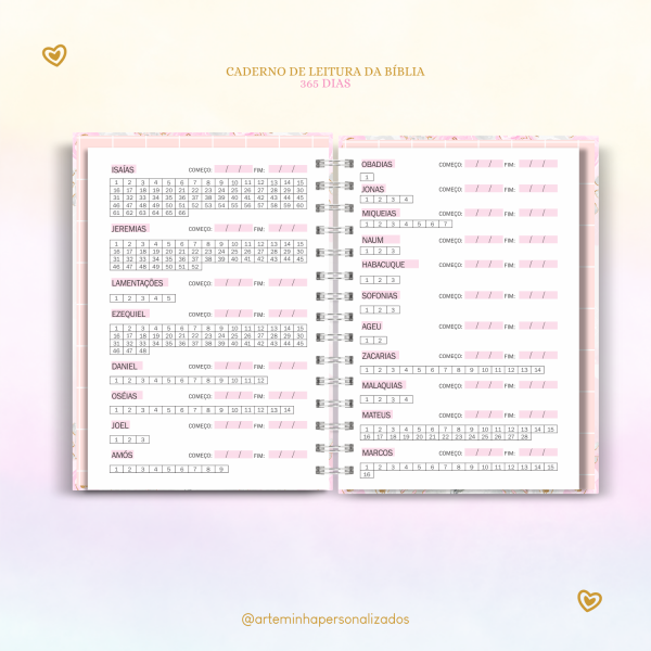 Caderno de Leitura da Bíblia - Imagem 4