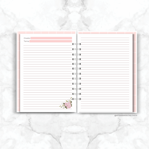 Caderno de Reuniões Feminino - Imagem 4