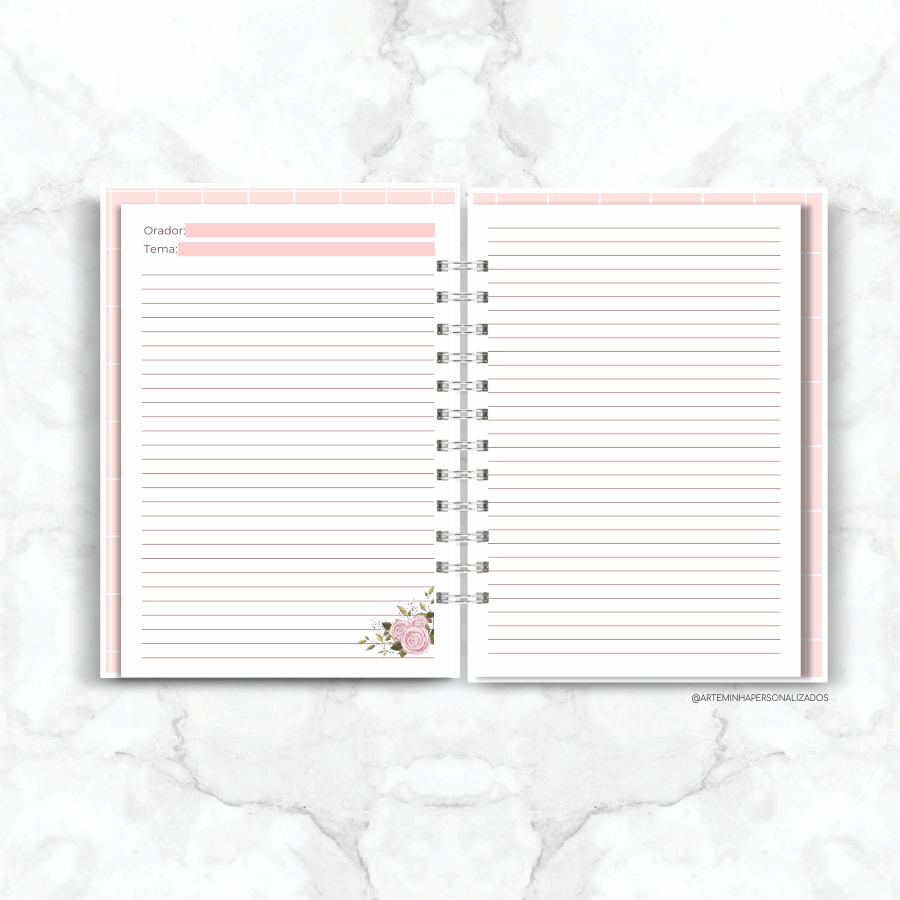 Caderno de Reuniões Feminino - Imagem 4