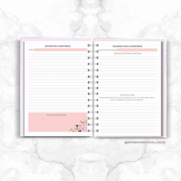 Caderno de Reuniões Feminino - Imagem 3