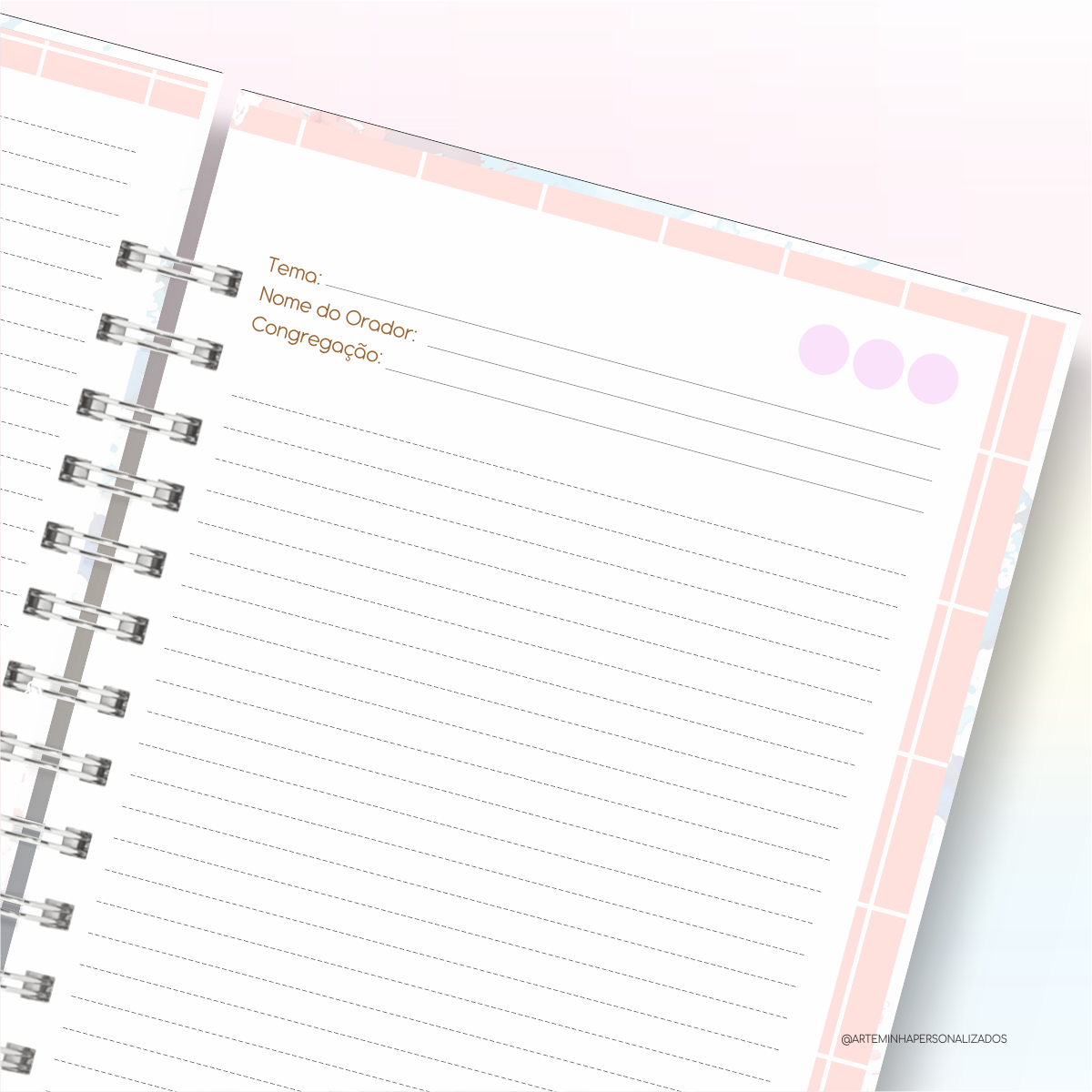 Caderno de Discursos Feminino - Imagem 2