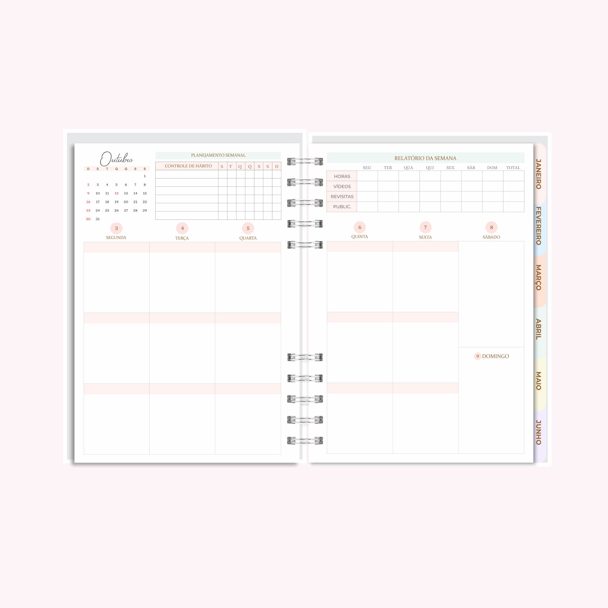 Planner Teocrático 2022|2023 /  (Publicadora e Pioneira) - Imagem 6