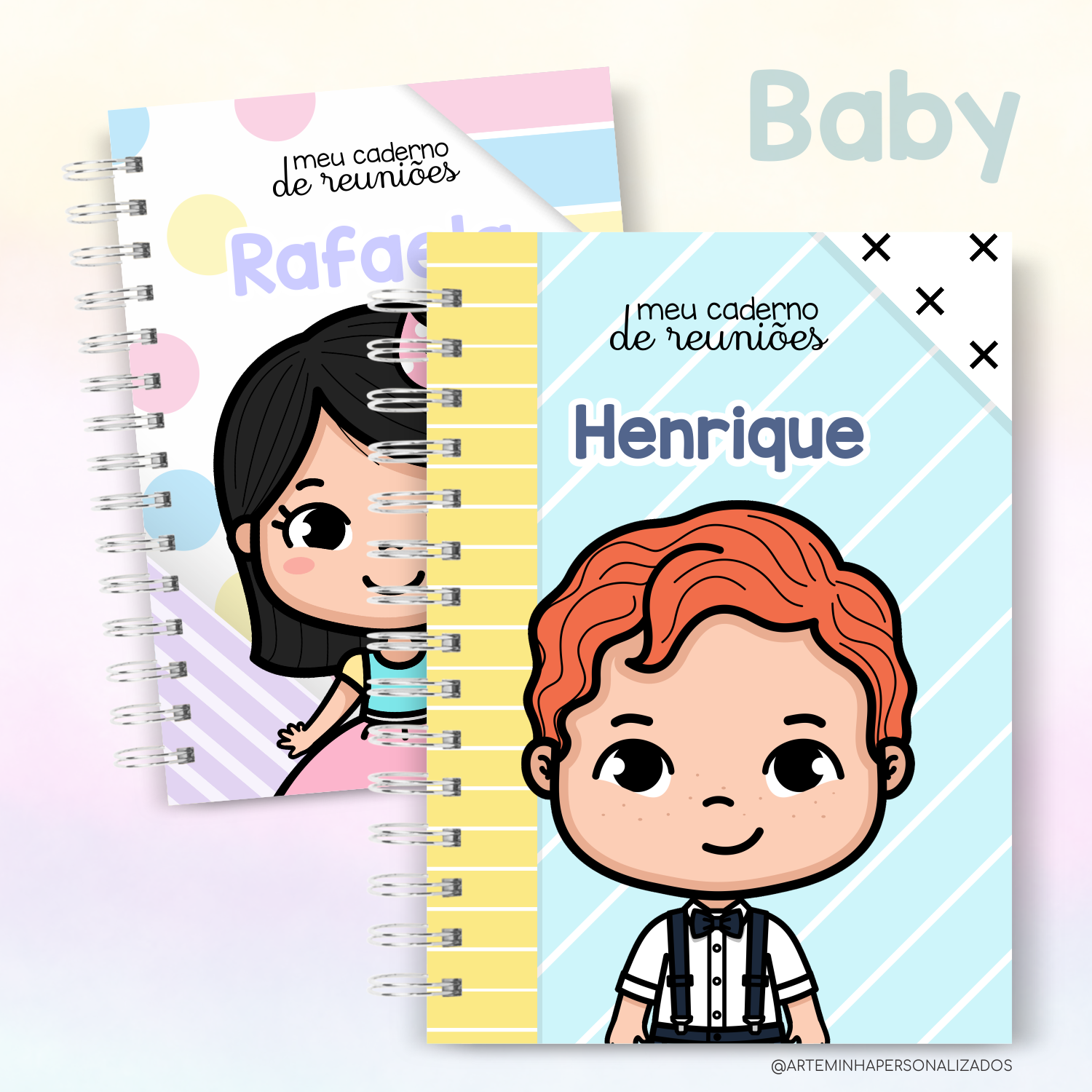 Caderno de Reuniões Baby